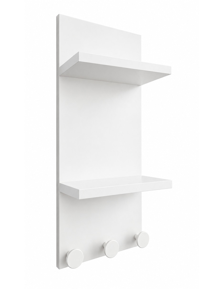 Perchero de pared de MDF 3 ganchos