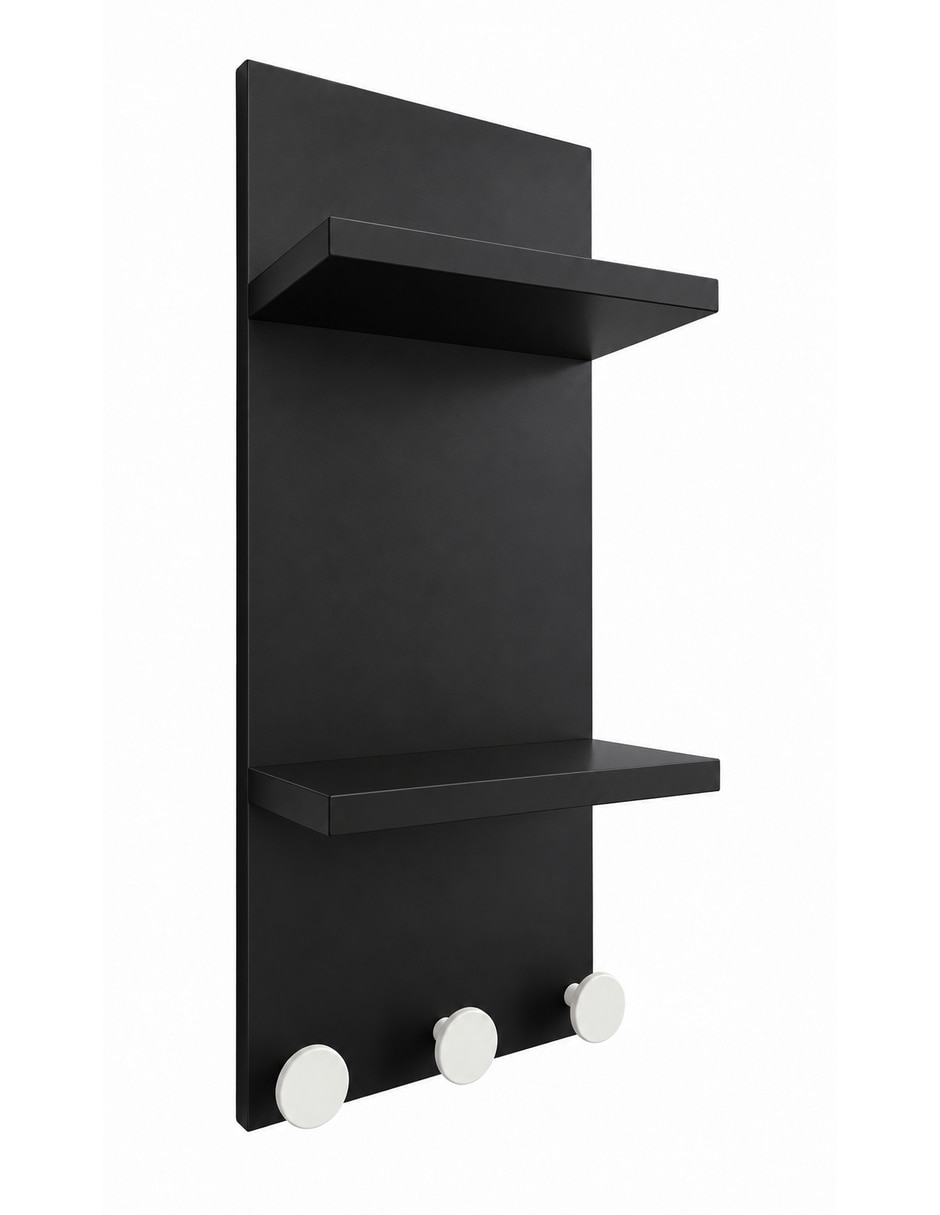 Perchero de pared de MDF 3 ganchos 1