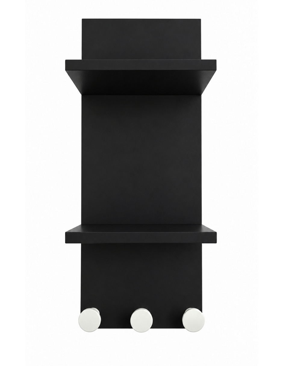 Perchero de pared de MDF 3 ganchos 4