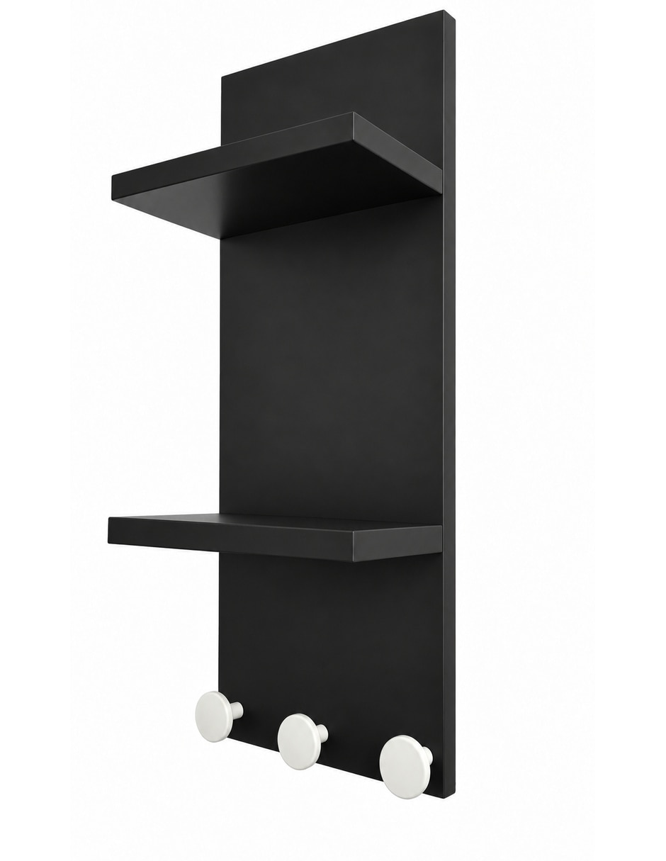 Perchero de pared de MDF 3 ganchos 5