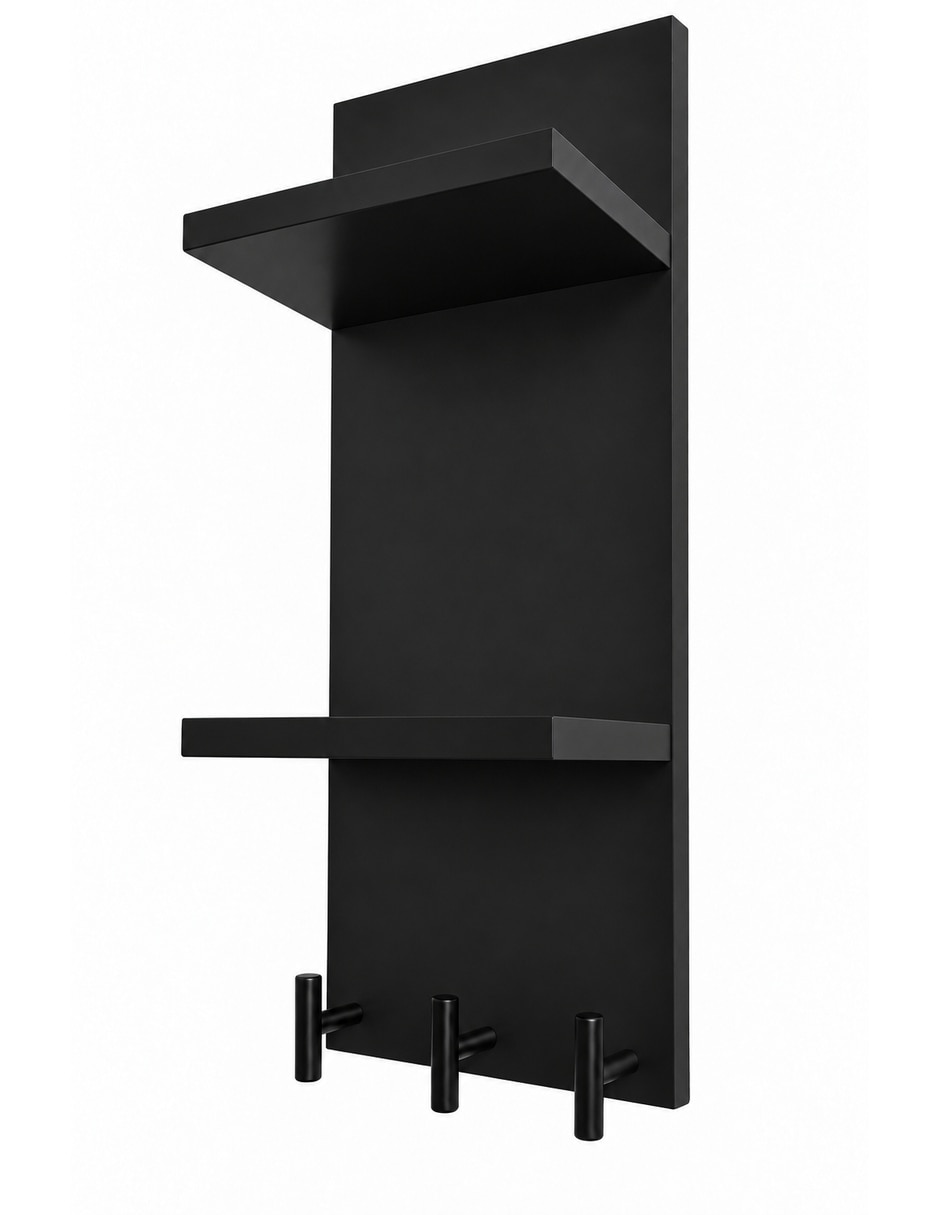 Perchero de pared de MDF 3 ganchos 1