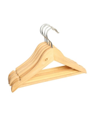 Set gancho de madera 6 piezas